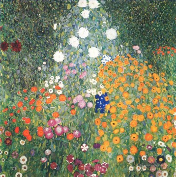 Gustave Klimt Werke - Blumengarten Gustav Klimt